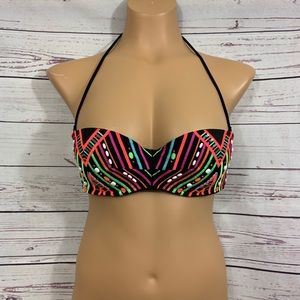 Victoria’s Secret Beaded Bandeau Swim Top